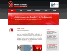 Tablet Screenshot of praxis-keuch.de